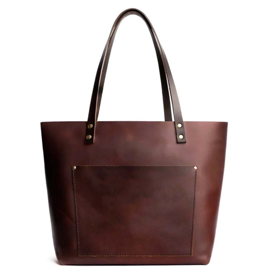 Leather Crossbody Tote